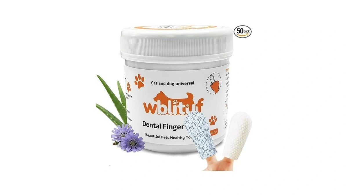 Wblituf Dog Dental Wipes And Dog Teeth Cleaning Wipes, Puppy
