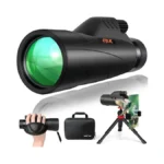12x56 High Power Monocular Telescope With Smartphone Adapter Tripod Travel