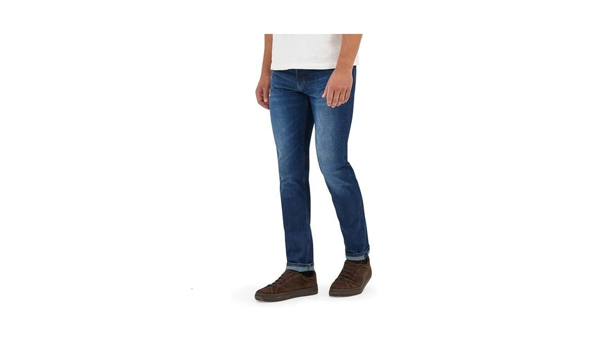Lee Men's X Soft Slim Straight Jean, Ember, 36w X