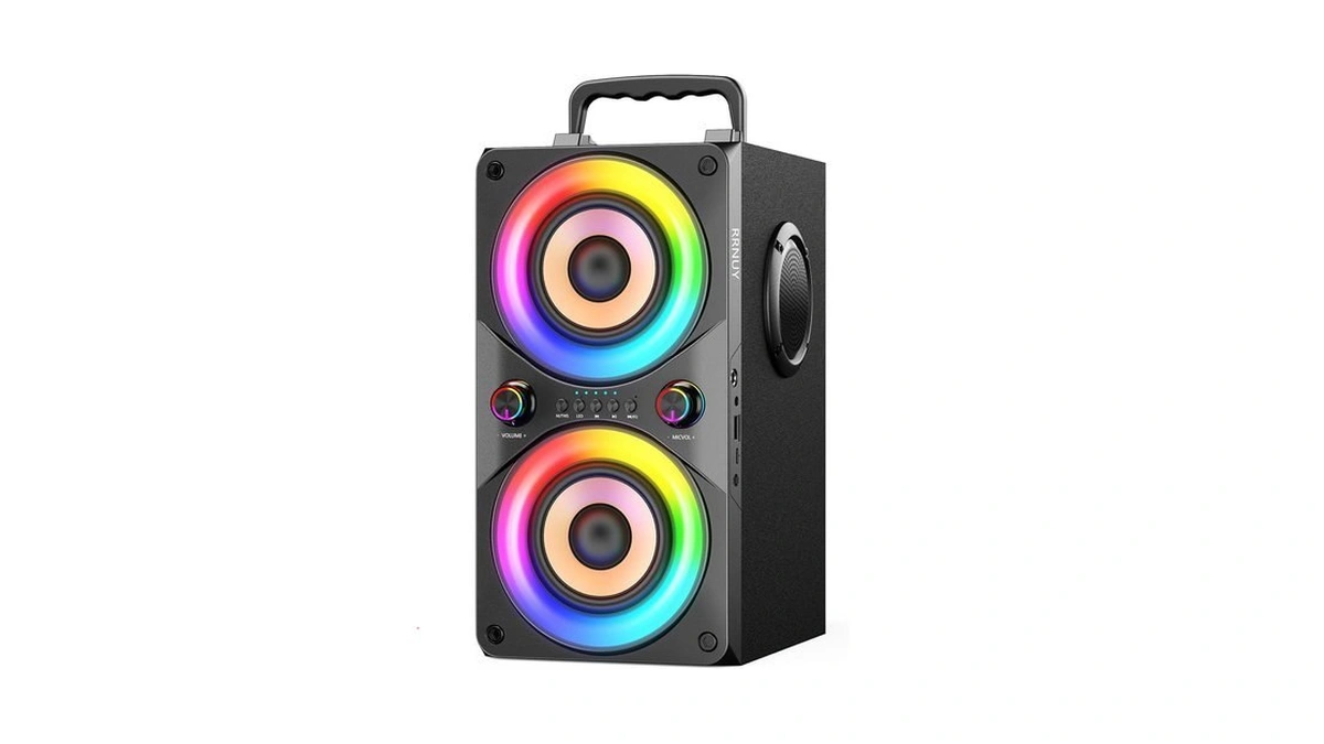 Rrnuy Bluetooth Speaker 100w Portable Big Powerful Deep Bass Loud