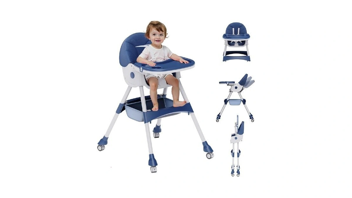 High Chairs For Babies And Toddlers, 4 In 1 Convertible