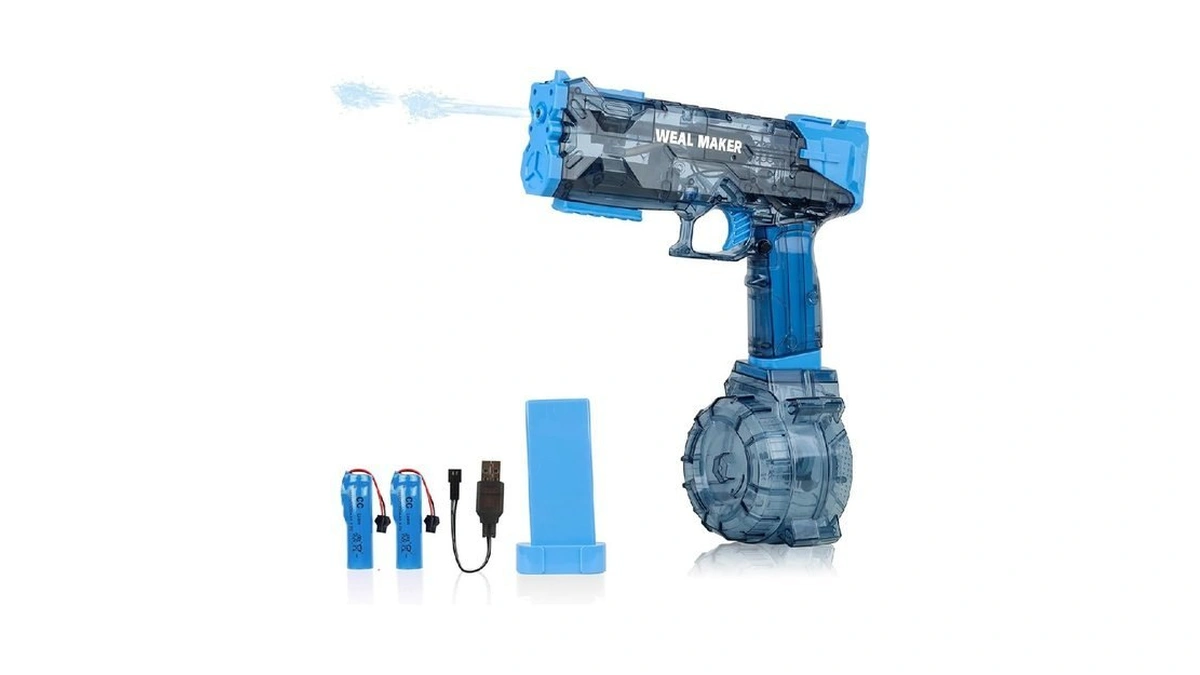 Pycoal Water Guns For Adults, 2 Rechargeable Batteries Water Pistol