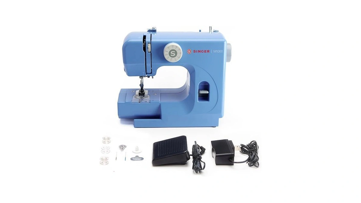 Singer® M1000 Mending Machine (blue) With Accessories | 4 Built