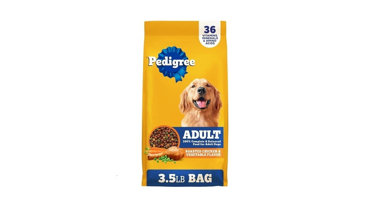 Pedigree Adult Dry Dog Food, Complete Nutrition, Roasted Chicken &