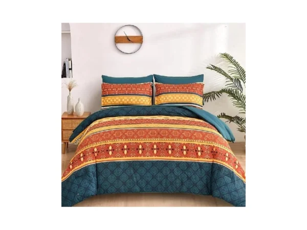 Wongs Bedding Boho Comforter Set Queen Size,7 Pieces Bed In