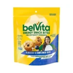 Belvita Energy Snack Bites, Blueberry And Sunflower Seed, 5 Oz