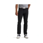 Lee Men's Golf Series 5-pocket Synthetic Long Pant, Black, 34w