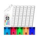 Lajoso Under Cabinet Lighting Wireless Rechargeable Battery Operated Led Closet