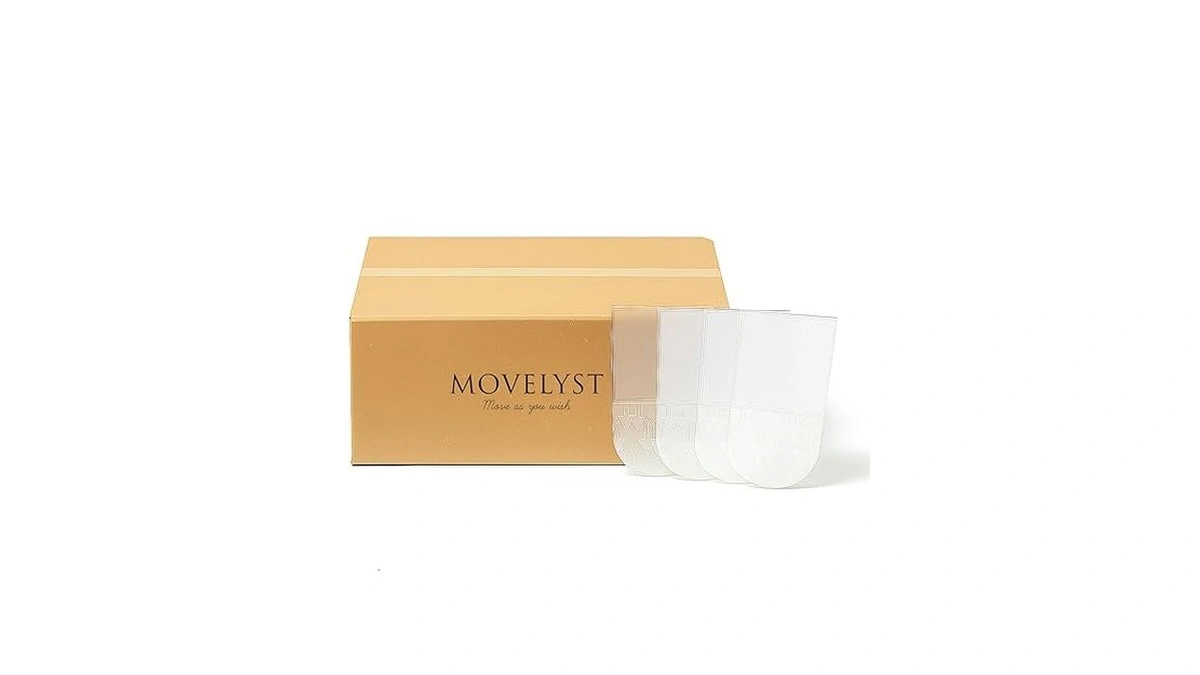 Movelyst 100 Pieces Refill Strips For Mini Clear Light Clips
