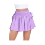 Attraco Purple Skorts Athletic Skirt Womens Skorts With Pockets Tummy