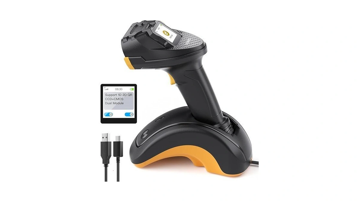 Inateck Bluetooth Barcode Scanner, 2d 1d Wireless Handheld Scanner, Qr
