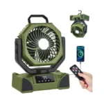 Outtply 20000mah Portable Camping Fan, Rechargeable Battery Powered Fan With