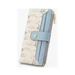 Gaekeao Womens Wallet Slim Thin Rfid Blocking Floral Vegan Leather