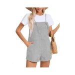 Korsis Overalls For Women Summer Heather Gray Small Casual Loose