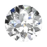 Impalsory 2ct 8mm Moissanite D Colorless Loose Stone Round Excellent