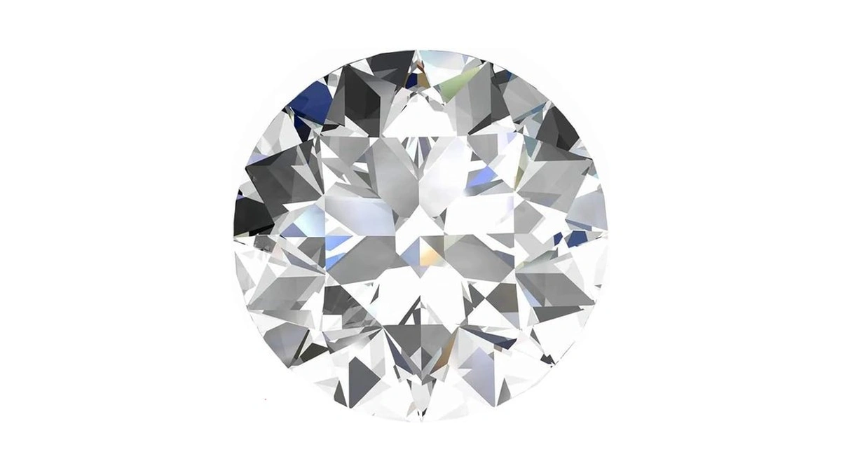 Impalsory 2ct 8mm Moissanite D Colorless Loose Stone Round Excellent