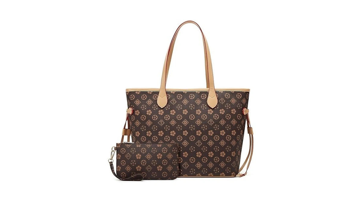 Women Fashion Synthetic Leather Handbags Tote Bag Shoulder Bag Top
