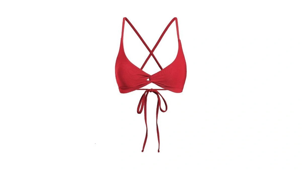 Berlook Bikini Tops For Women Bathing Suit Twist Tie Back