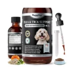 Poppaw Flea And Tick Prevention Support For Dogs, Natural Flea