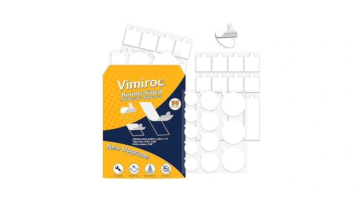 Vimiroo Clear Double Sided Nano Tape,museum Adhesive Putty, Nano Sticky