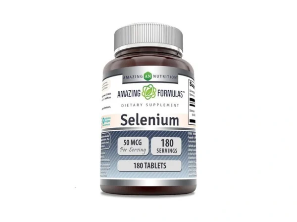 Amazing Formulas Selenium 50 Mcg Per Serving | 180 Tablets