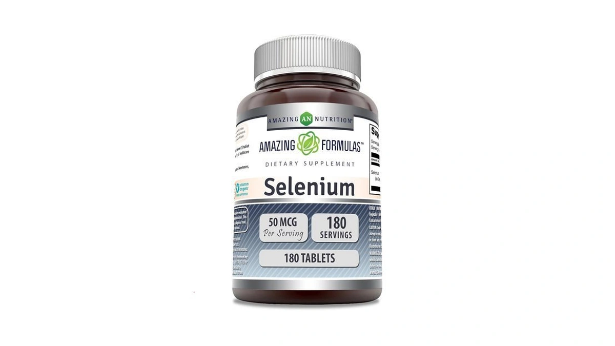 Amazing Formulas Selenium 50 Mcg Per Serving | 180 Tablets