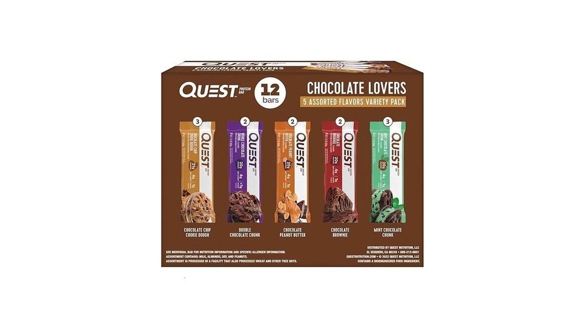 Quest Nutrition Chocolate Lovers Variety Pack, High Protein, Low Carb,