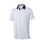 Golf Shirts For Men Dry Fit Short Sleeve Print Performance