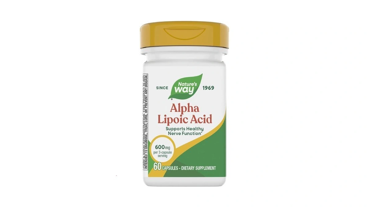 Nature's Way Alpha Lipoic Acid, Supports Healthy Nerve Function &
