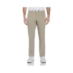 Pga Tour Men's 5 Pocket Heather Golf Pant, Khaki Htr,