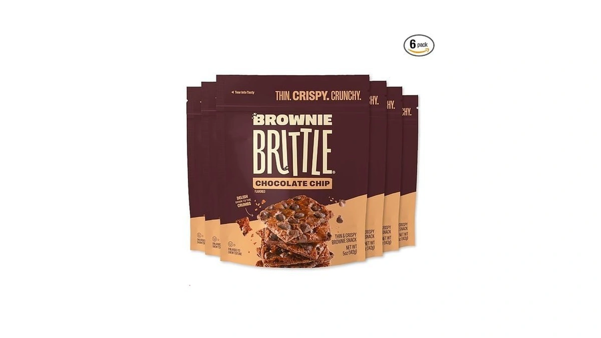 Brownie Brittle – Original Chocolate Chip Thin And Crispy Sweet