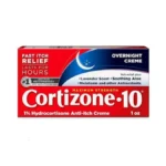 Cortizone-10 Maximum Strength Overnight Itch Relief Cream, 1% Hydrocortisone, Fast-acting,