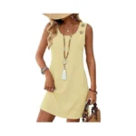 Weeso Womens Dresses Summer Mini Dress 2025 Loose Fit Flowy