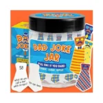 60 Dad Jokes Cards Jar - Funny Father Day Gifts