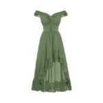 Scarlet Darkness Renaissance Corset Dress For Women Off Shoulder Flowy