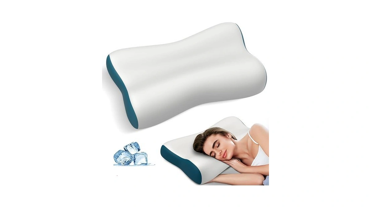Cervical Neck Pillow For Pain Relief, Contour Memory Foam Pillows