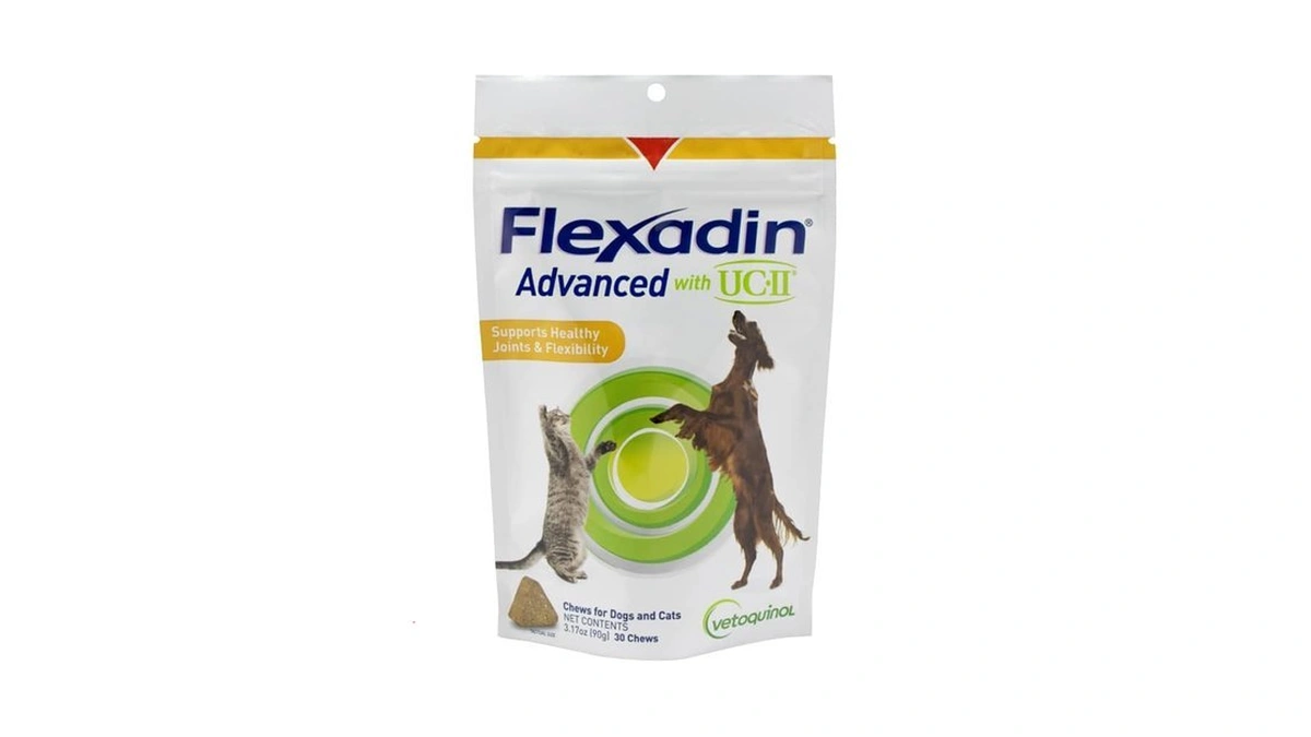 Vetoquinol Flexadin Advanced Dog Hip And Joint Supplement With Undenatured