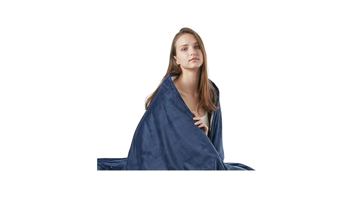 Weighted Blanket For Adults 20lbs, Queen Size Soft Cozy Fleece
