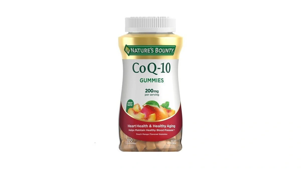 Nature’s Bounty Coq10 Gummies, Supports Heart Health, Coq10 200mg, Peach