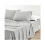Chezmoi Collection Soft Washed Queen Bed Sheet Set - 4-piece