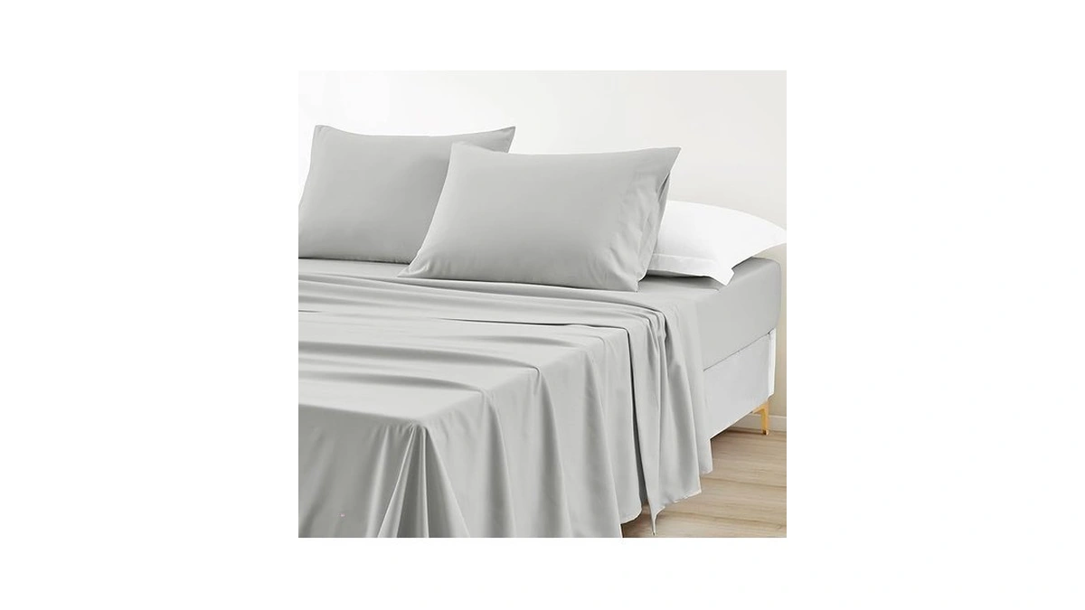 Chezmoi Collection Soft Washed Queen Bed Sheet Set - 4-piece
