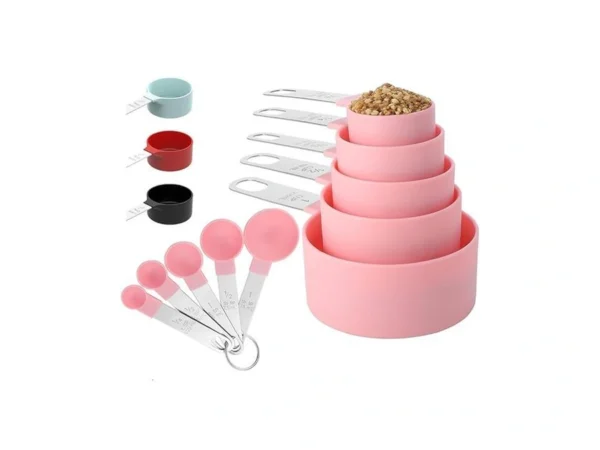 10pcs Measuring Cups & Spoons Set, Stackable Cups And Spoons,