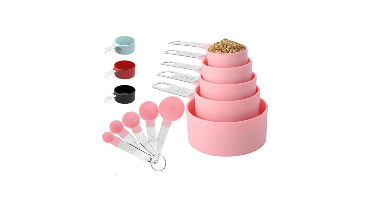 10pcs Measuring Cups & Spoons Set, Stackable Cups And Spoons,
