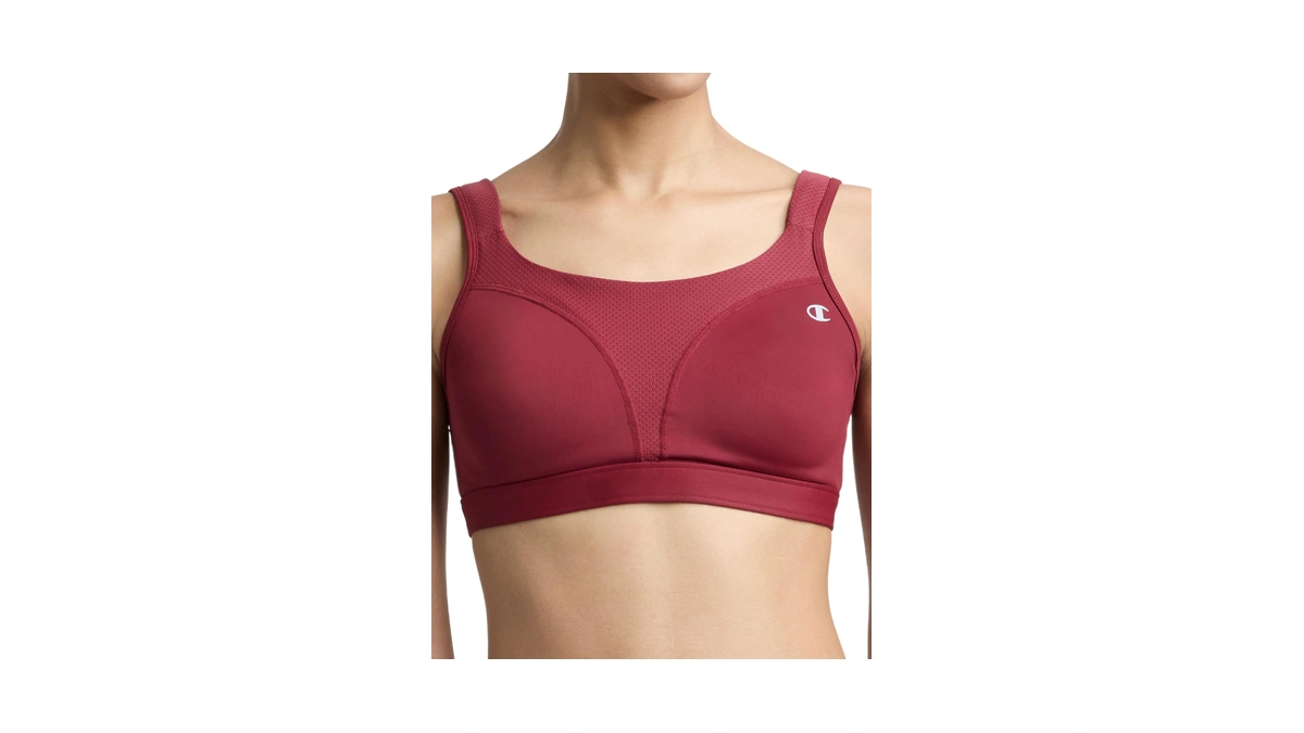 Champion Women's Sports Bra, High-impact, Maximum Support, Breathable, Moisture-wicking Fabric,