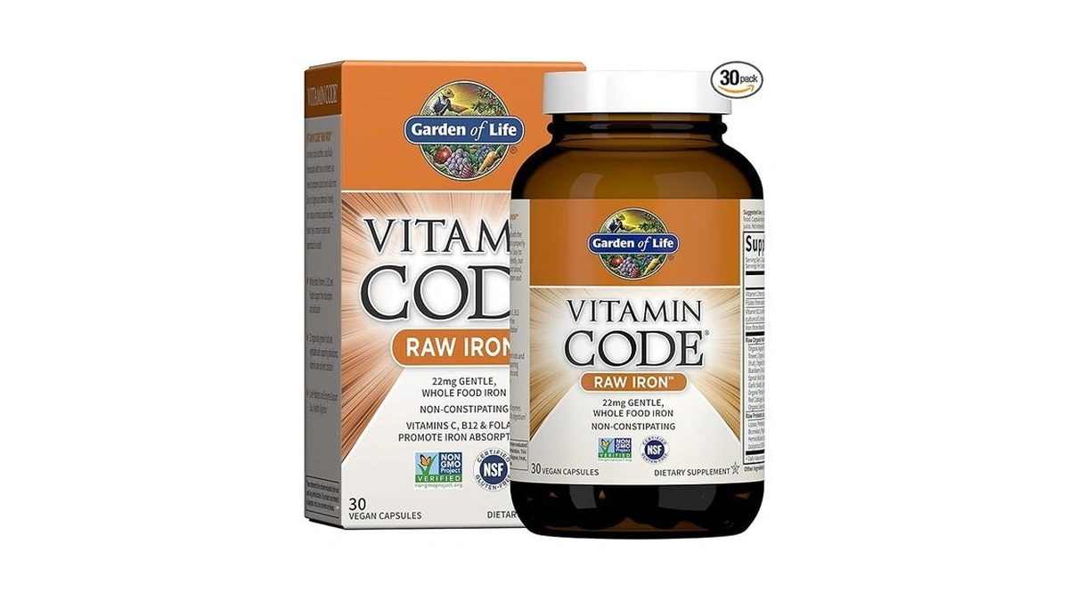 Garden Of Life Vitamin Code Raw Iron Supplement - 30