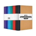Better Office Products 24 Pack Small Kraft Notebooks, 4.1 In
