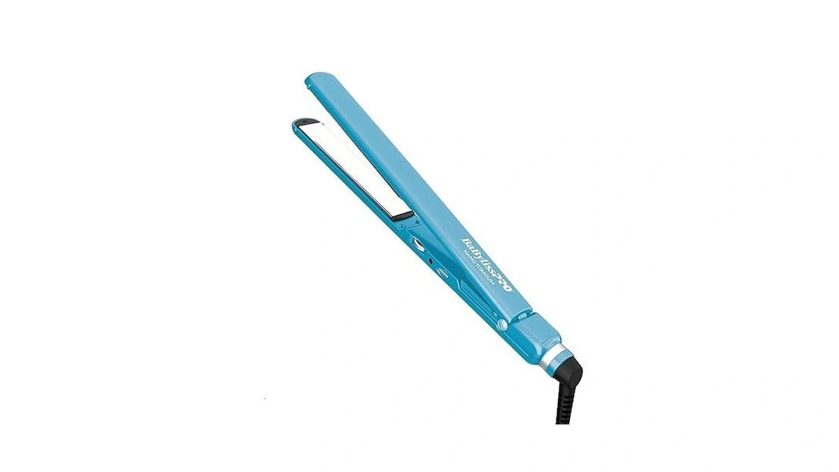 Babylisspro Flat Iron Hair Straightener, 1 Inch Nano Titanium, Hair