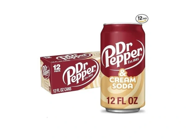 Dr Pepper - & Crème Soda, 12 Oz, 12 Pk