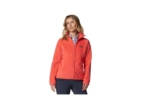 Columbia Women's Benton Springs Full Zip, Juicy, Petite X-large