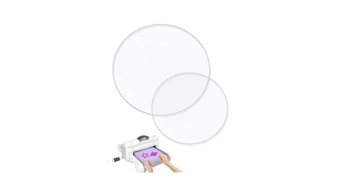 Ucec 2 Pack Circular Cutting Pads For Die Cutting Machine,